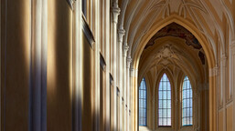Podzimní paprsek v sedlecké katedrále podpoří projekt Záchranný kruh