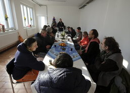 Vánoční setkání pro lidi bez domova