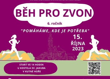 V centru Kutné Hory se poběží na podporu potřebným lidem