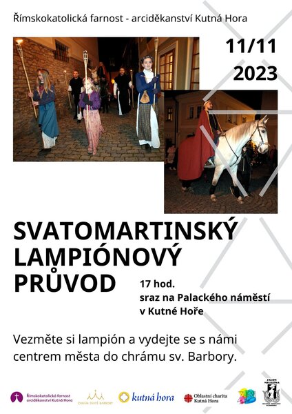 Svatomartinský průvod Kutná Hora 2023