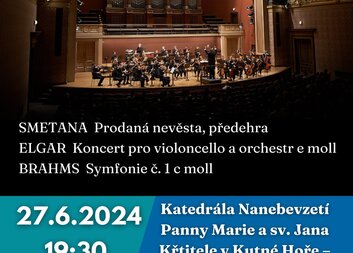 Prague Summer Nights přiveze festivalový orchestr mladých hudebníků do Kutné Hory. Připomene výročí narození Bedřicha Smetany a podpoří kutnohorskou charitu