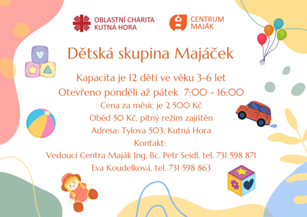 Leták DS Majáček_info od září 2024