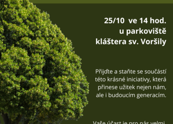 Vysaďte s námi stromy přátelství, naděje, vzájemného porozumění