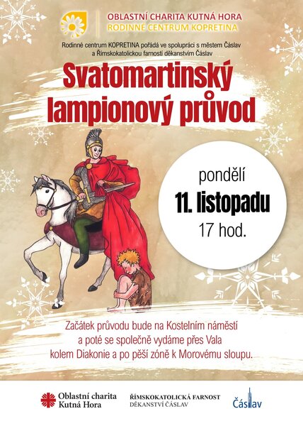 Svatomartinský průvod Čáslav 2024