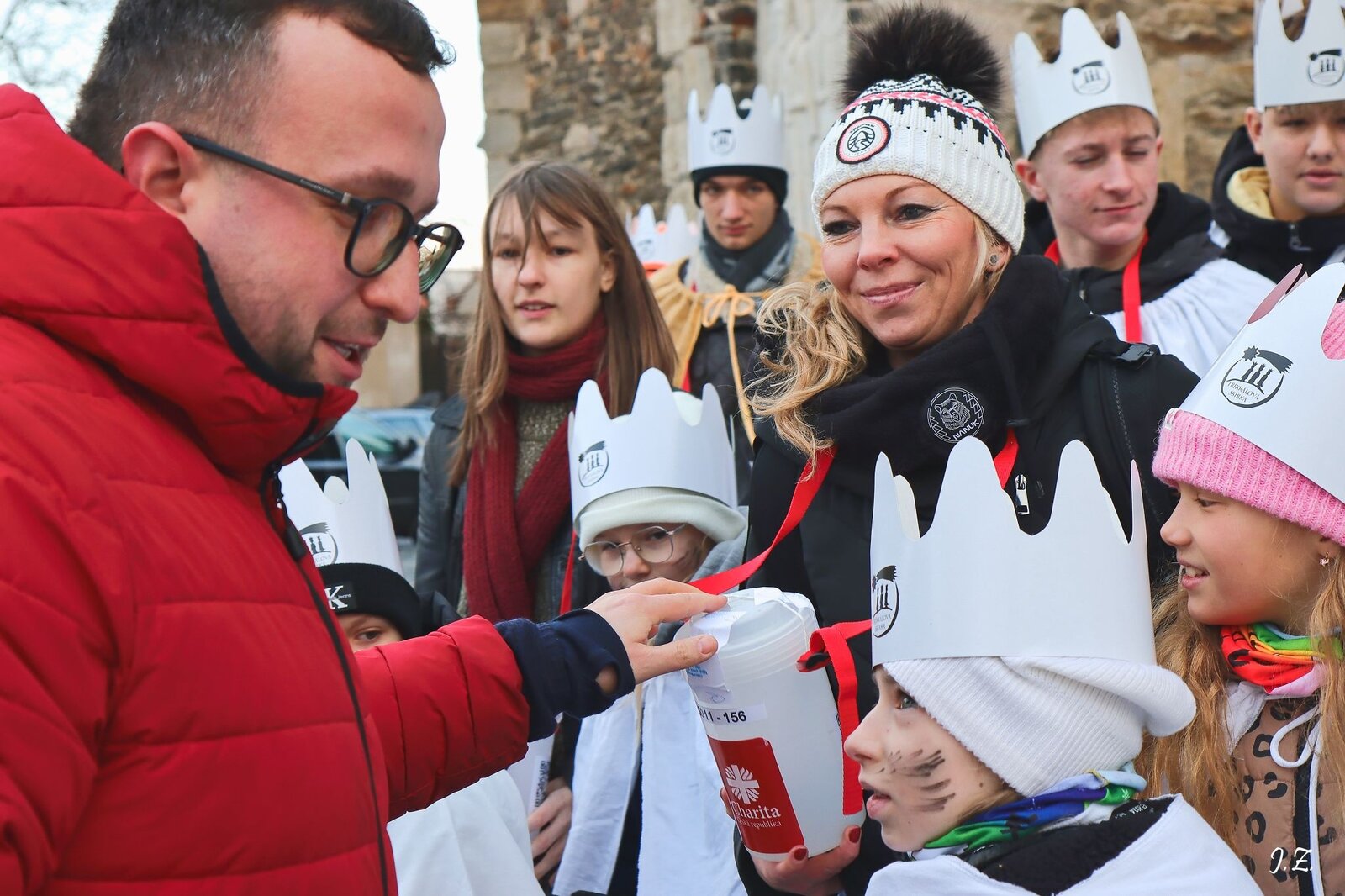 Tříkráloví koledníci v Čáslavi 1 Tříkráloví koledníci v Čáslavi 1
