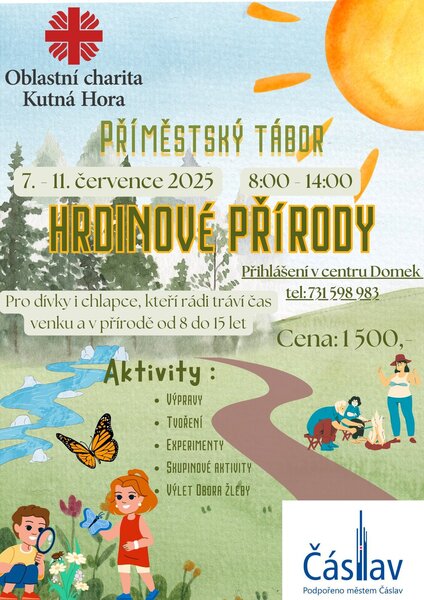 Centrum Domek_příměstský tábor Hrdinové přírody_2025