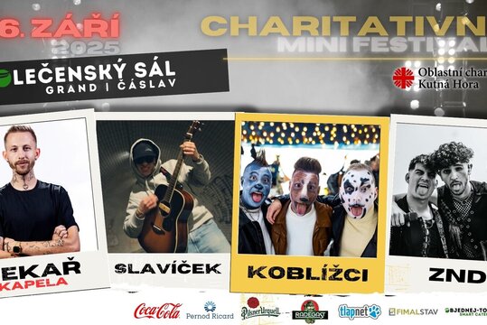 Charitativní mini festival v Čáslavi podpoří rodiny s dětmi se zdravotním znevýhodněním 
