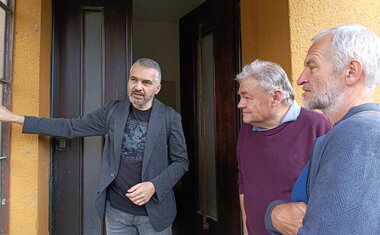 Ambasador projektu MUDr. Bohuslav Procházka a historik Aleš Pospíšil