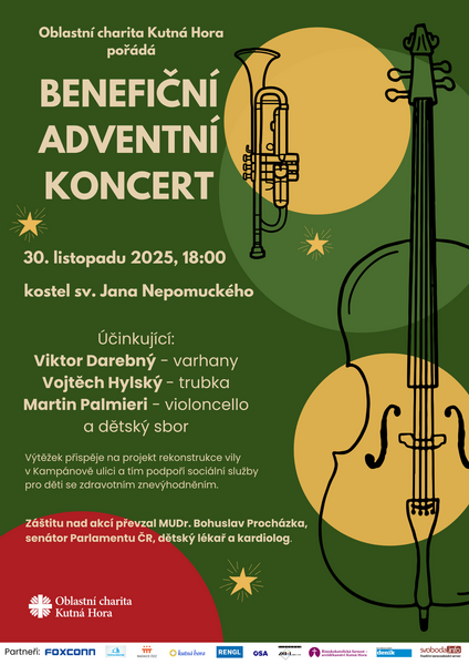 Benefice_První adventní svíčka pro charitu_pozvánka