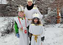 Tříkráloví koledníci v Hlízově