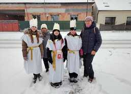 Tříkráloví koledníci v Hlízově