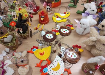 Velikonoční výstava a prodej výrobků charitních dílen Centra Přístav